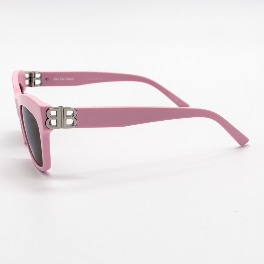 NEW BALENCIAGA CAT EYE PINK SUNGLASSES BALENCIAGA BB0132S 003 - Picture 8 of 12